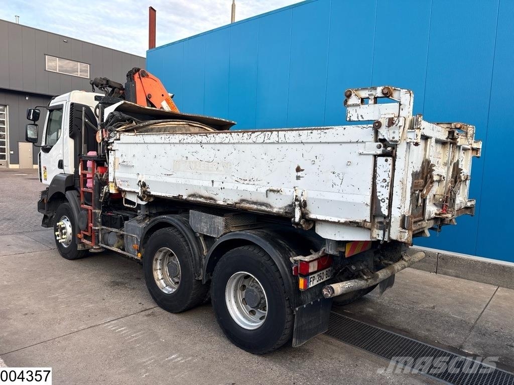 Renault Kerax 410 Dxi 6x4, Palfinger, Tri-benne, Retarder, Kiper tovornjaki