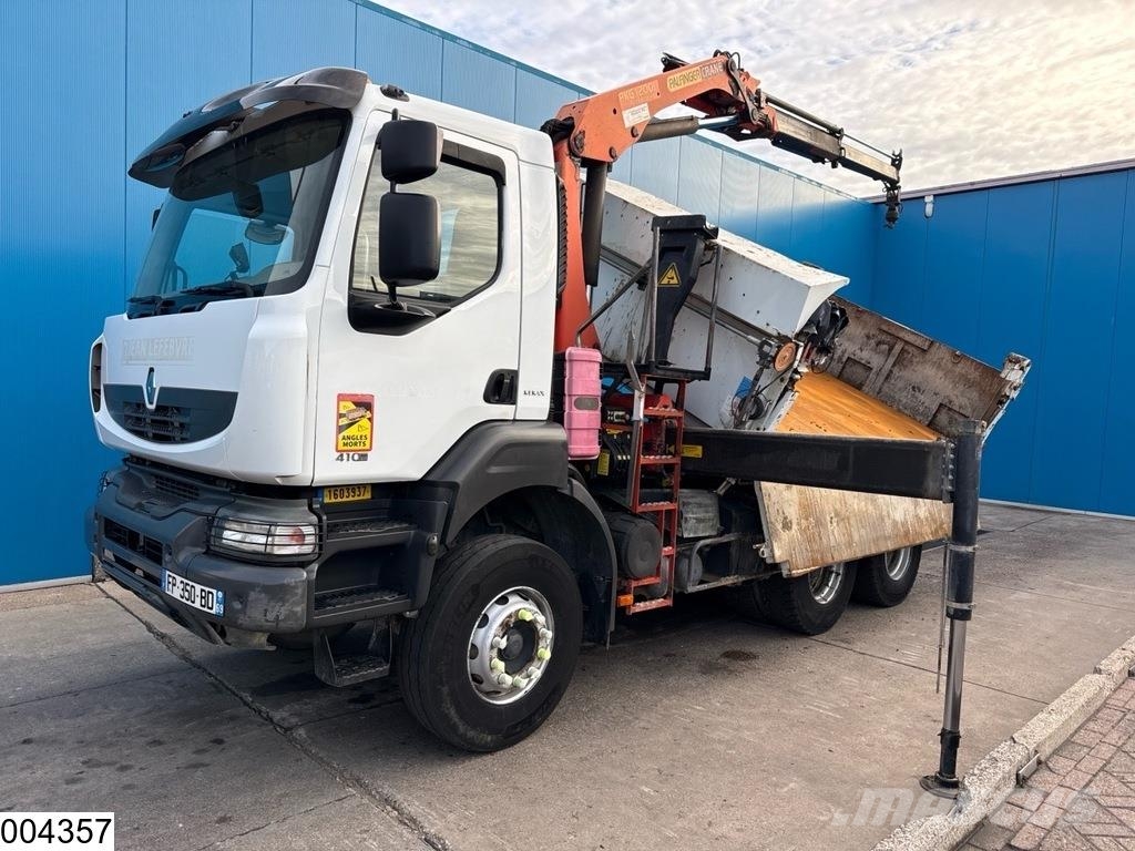 Renault Kerax 410 Dxi 6x4, Palfinger, Tri-benne, Retarder, Kiper tovornjaki