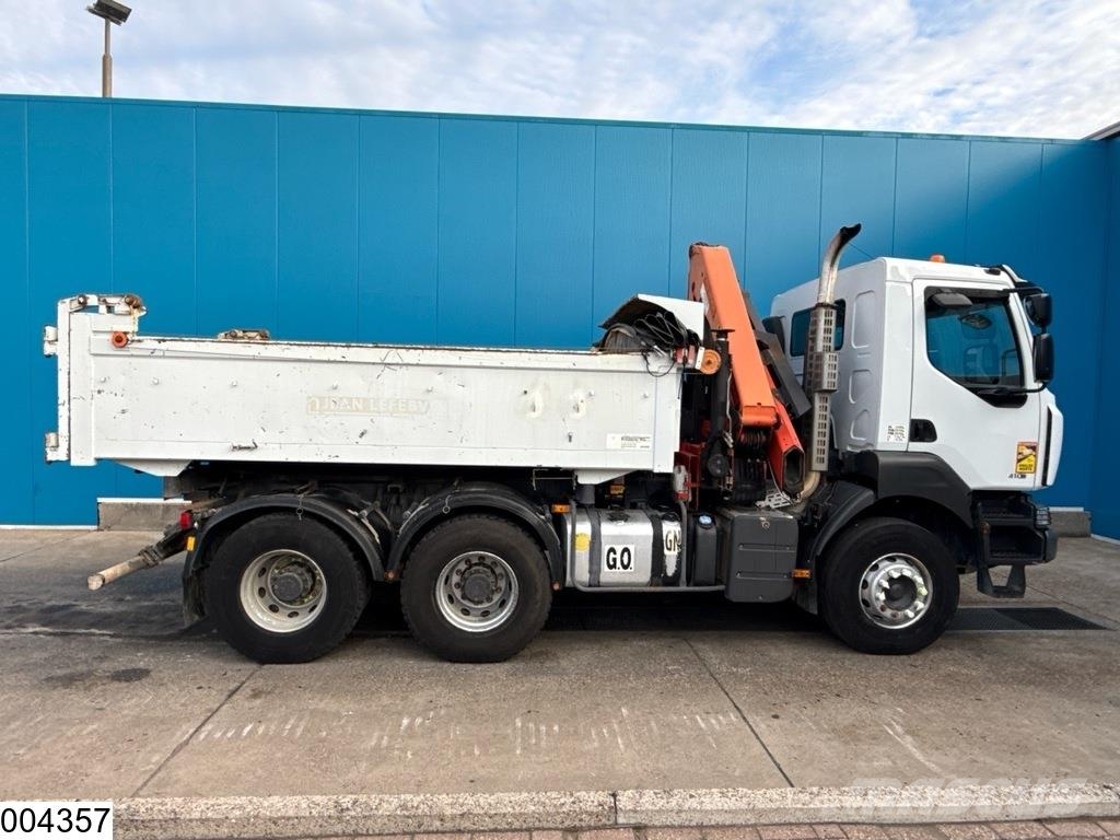 Renault Kerax 410 Dxi 6x4, Palfinger, Tri-benne, Retarder, Kiper tovornjaki