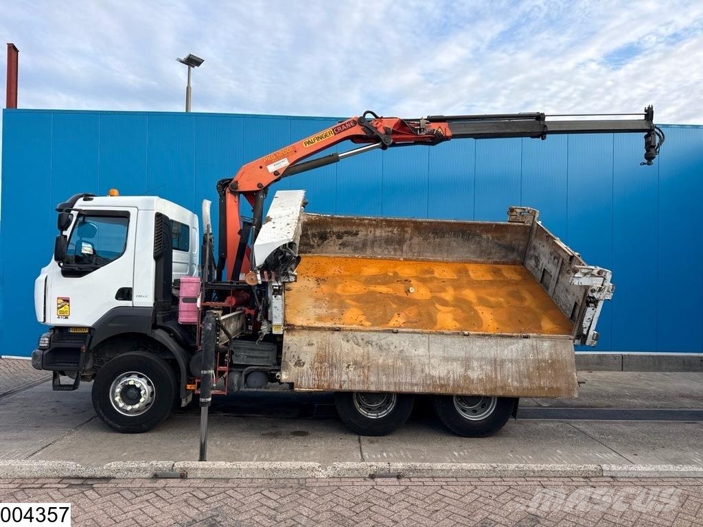 Renault Kerax 410 Dxi 6x4, Palfinger, Tri-benne, Retarder, Kiper tovornjaki