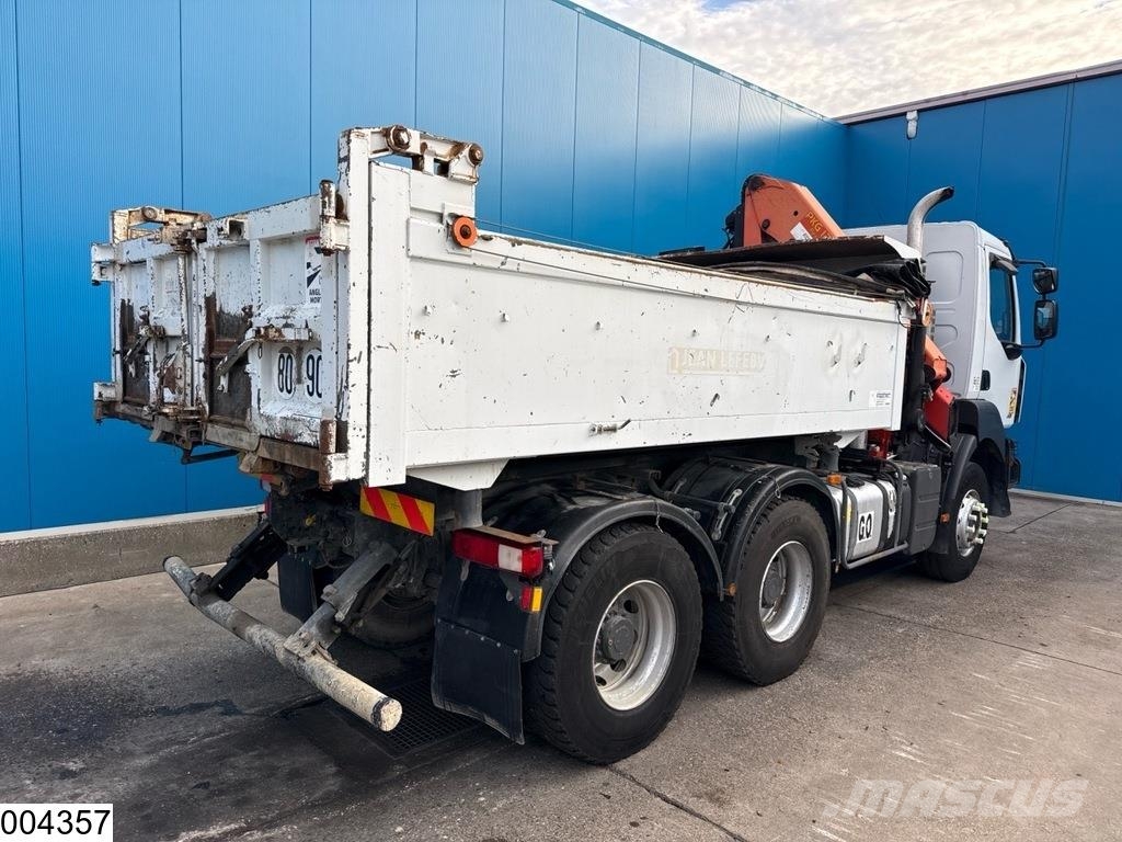 Renault Kerax 410 Dxi 6x4, Palfinger, Tri-benne, Retarder, Kiper tovornjaki