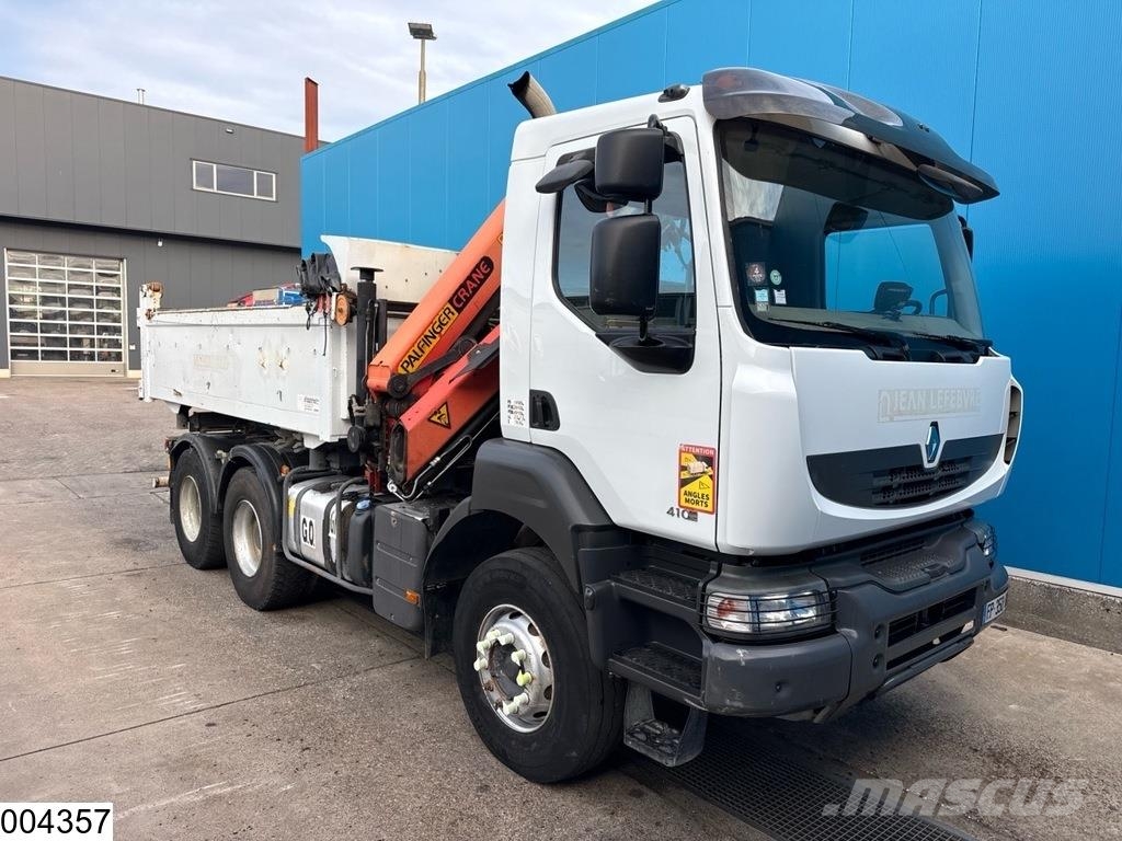 Renault Kerax 410 Dxi 6x4, Palfinger, Tri-benne, Retarder, Kiper tovornjaki