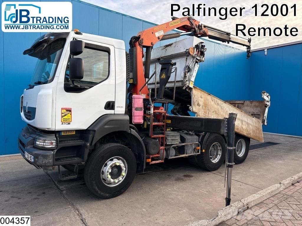 Renault Kerax 410 Dxi 6x4, Palfinger, Tri-benne, Retarder, Kiper tovornjaki