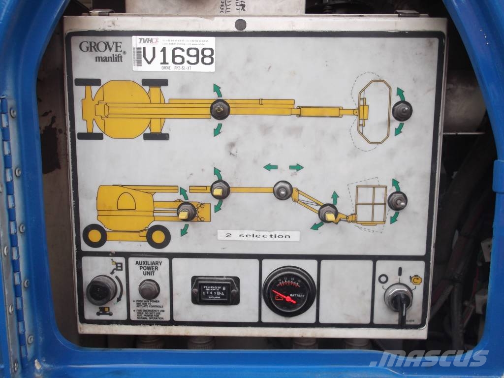 Grove AMZ51XT V-3091 EO Вертикальні щоглові підйомники