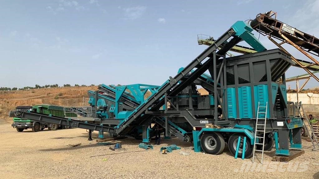Constmach 200TPH Mobile Vertical Shaft Impact Crushing Plant Mobil törőgépek