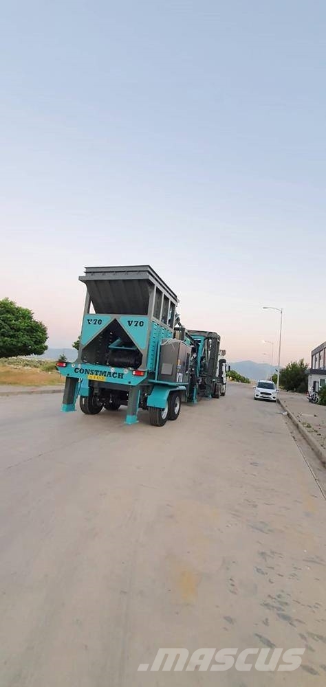 Constmach 200TPH Mobile Vertical Shaft Impact Crushing Plant Mobil törőgépek