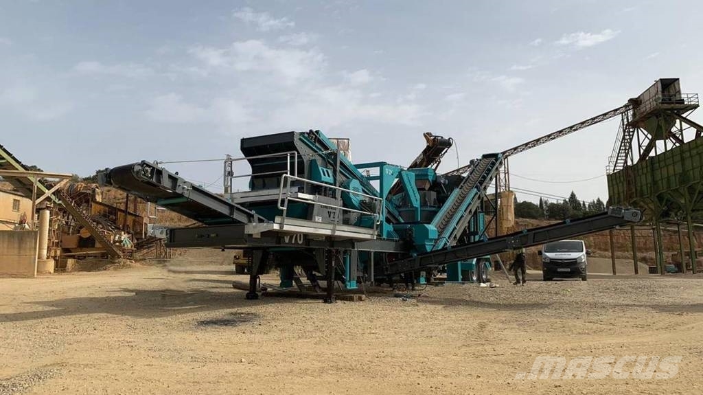 Constmach 200TPH Mobile Vertical Shaft Impact Crushing Plant Mobil törőgépek