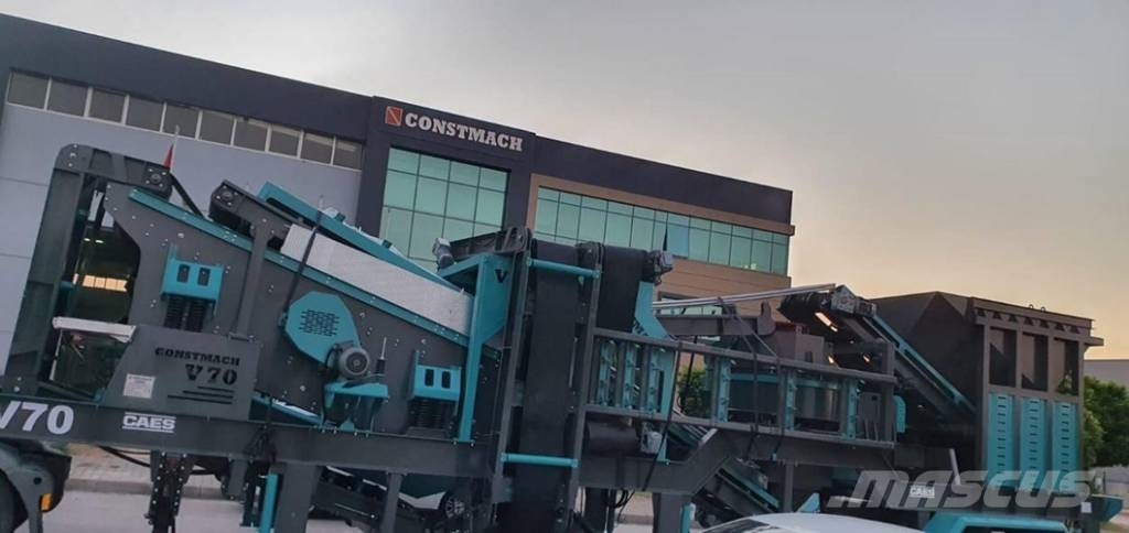 Constmach 200TPH Mobile Vertical Shaft Impact Crushing Plant Mobil törőgépek