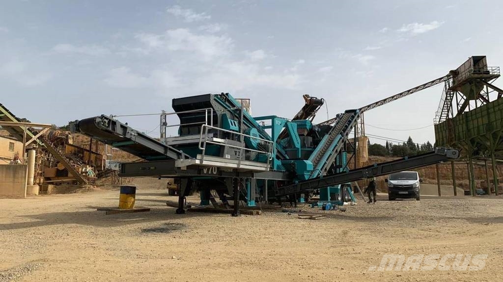 Constmach 200TPH Mobile Vertical Shaft Impact Crushing Plant Mobil törőgépek