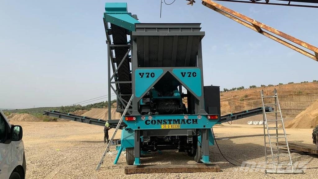 Constmach 200TPH Mobile Vertical Shaft Impact Crushing Plant Mobil törőgépek