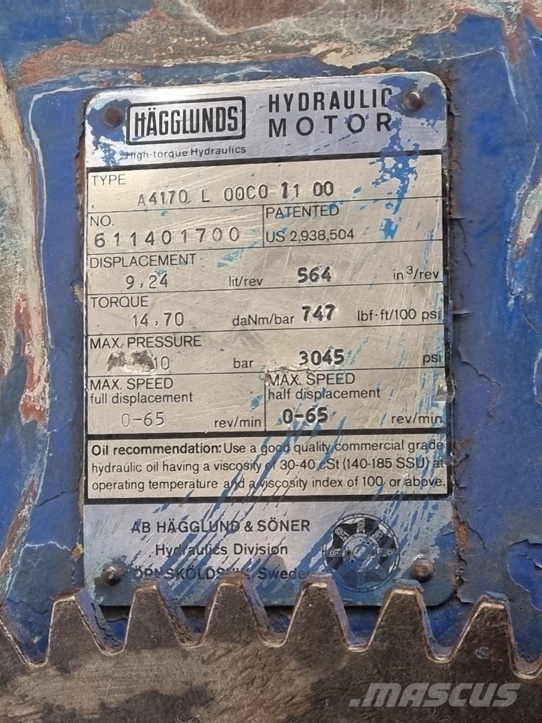 Rexroth HAGGLUNDS A4170L Hydraulik