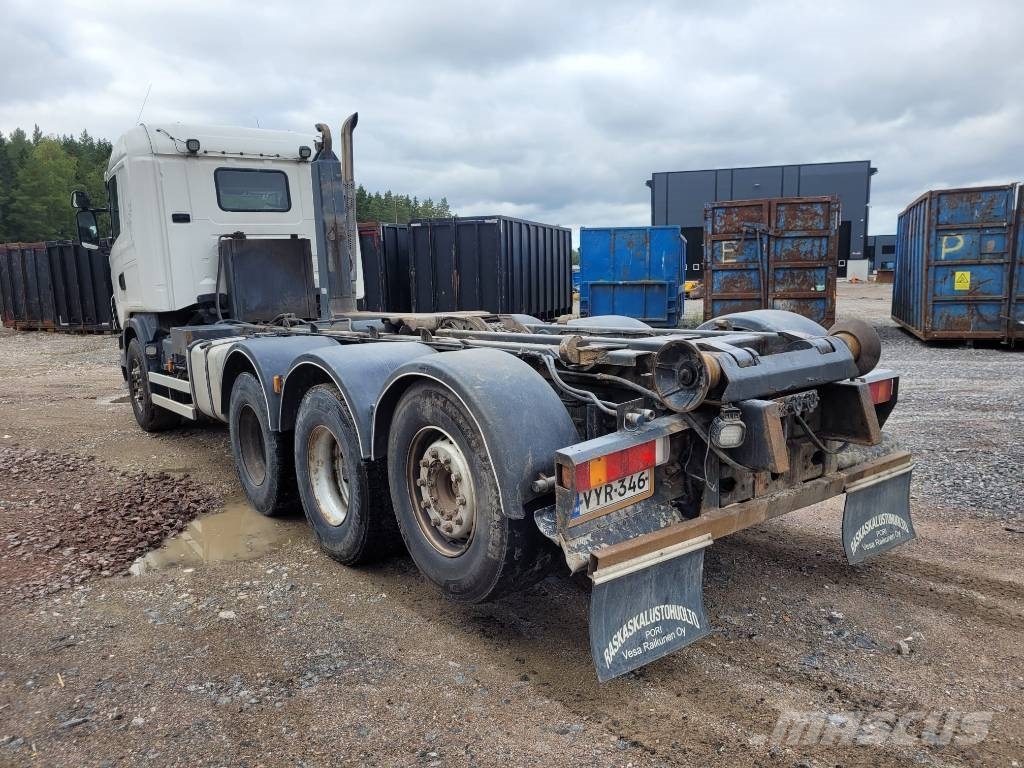 Scania G 420 Rol kiper kamioni sa kukom za podizanje tereta