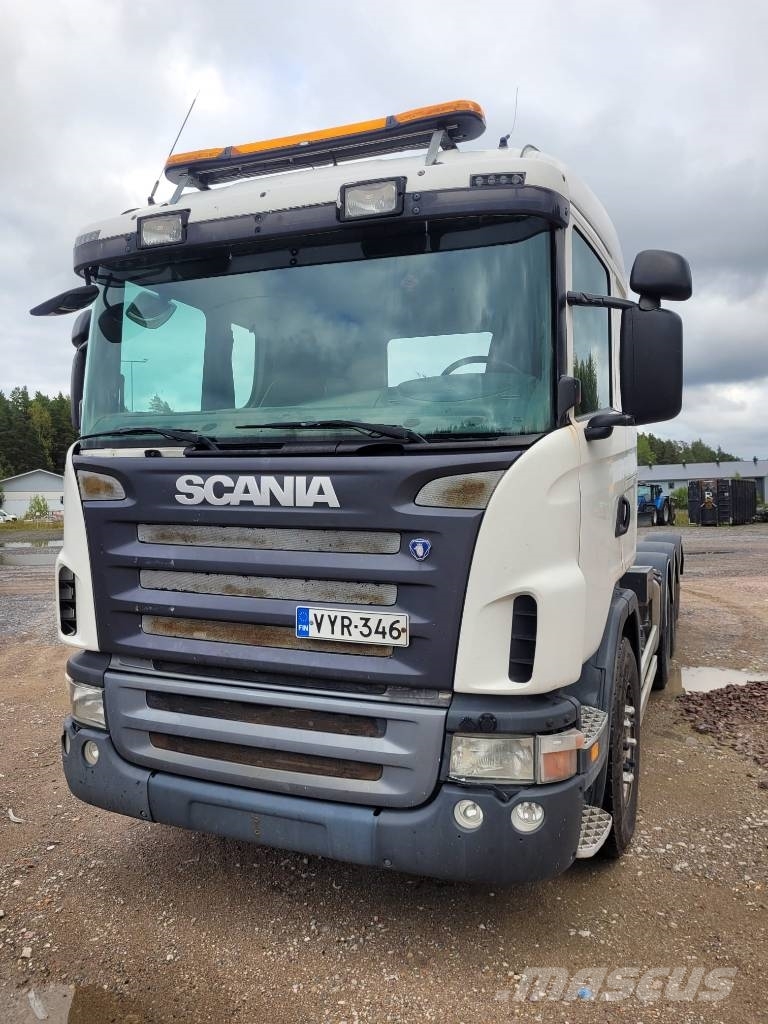 Scania G 420 Rol kiper kamioni sa kukom za podizanje tereta