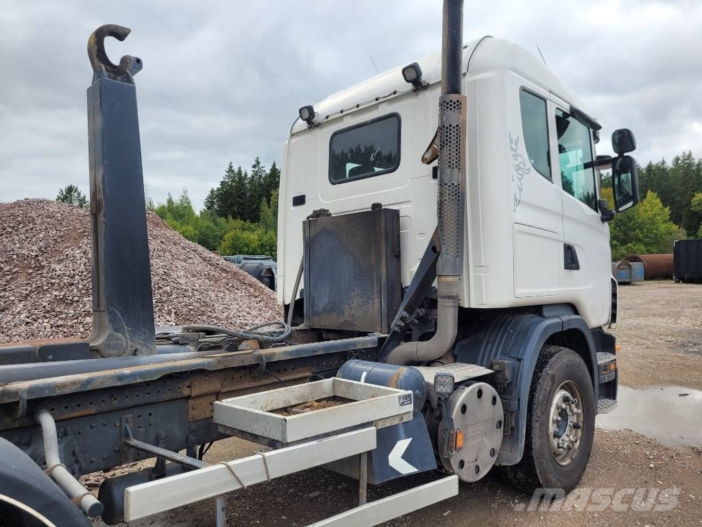 Scania G 420 Rol kiper kamioni sa kukom za podizanje tereta