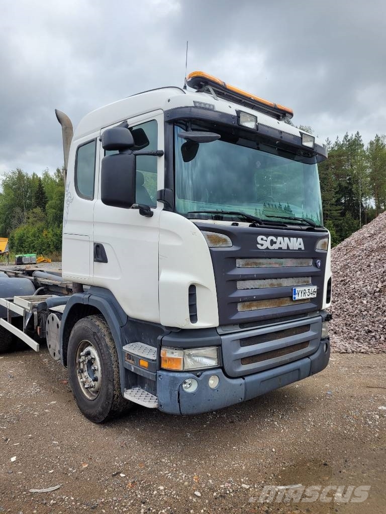 Scania G 420 Rol kiper kamioni sa kukom za podizanje tereta