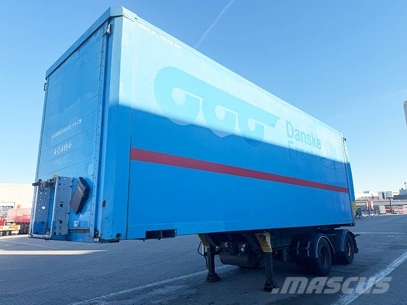 Nordic 2 axle Link Box trailer / Link-Kofferauflieger Box body semi-trailers