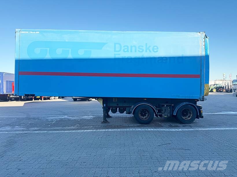 Nordic 2 axle Link Box trailer / Link-Kofferauflieger Box body semi-trailers