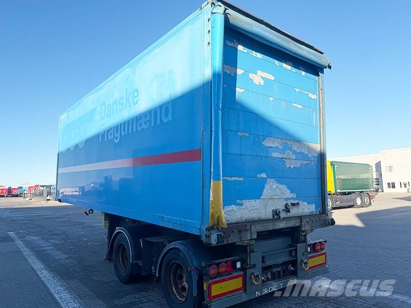 Nordic 2 axle Link Box trailer / Link-Kofferauflieger Box body semi-trailers