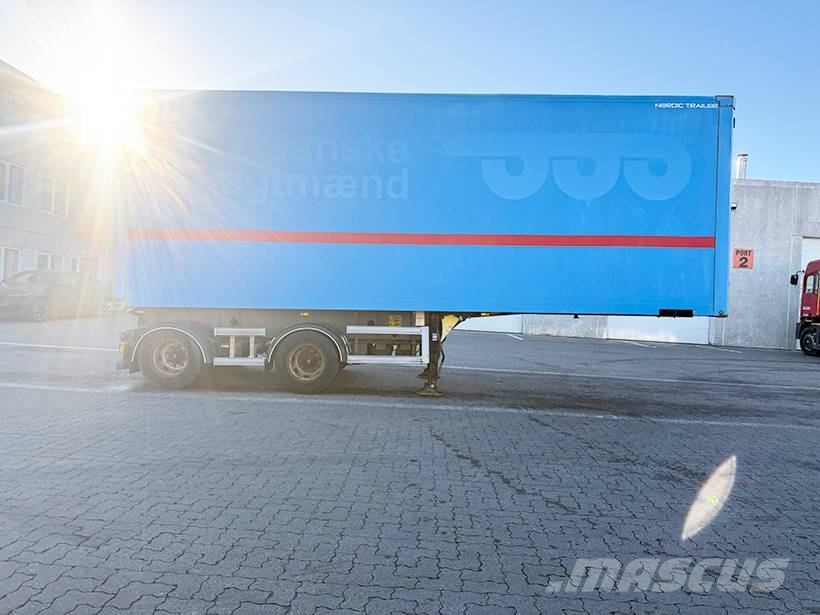 Nordic 2 axle Link Box trailer / Link-Kofferauflieger Box body semi-trailers