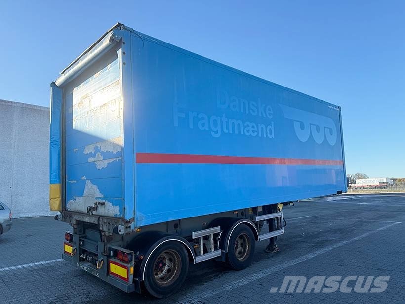 Nordic 2 axle Link Box trailer / Link-Kofferauflieger Box body semi-trailers