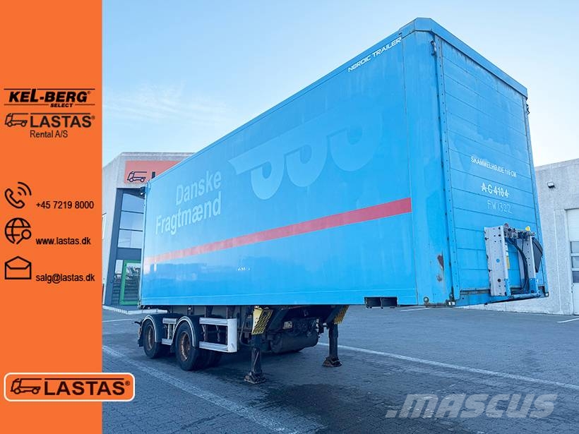 Nordic 2 axle Link Box trailer / Link-Kofferauflieger Box body semi-trailers
