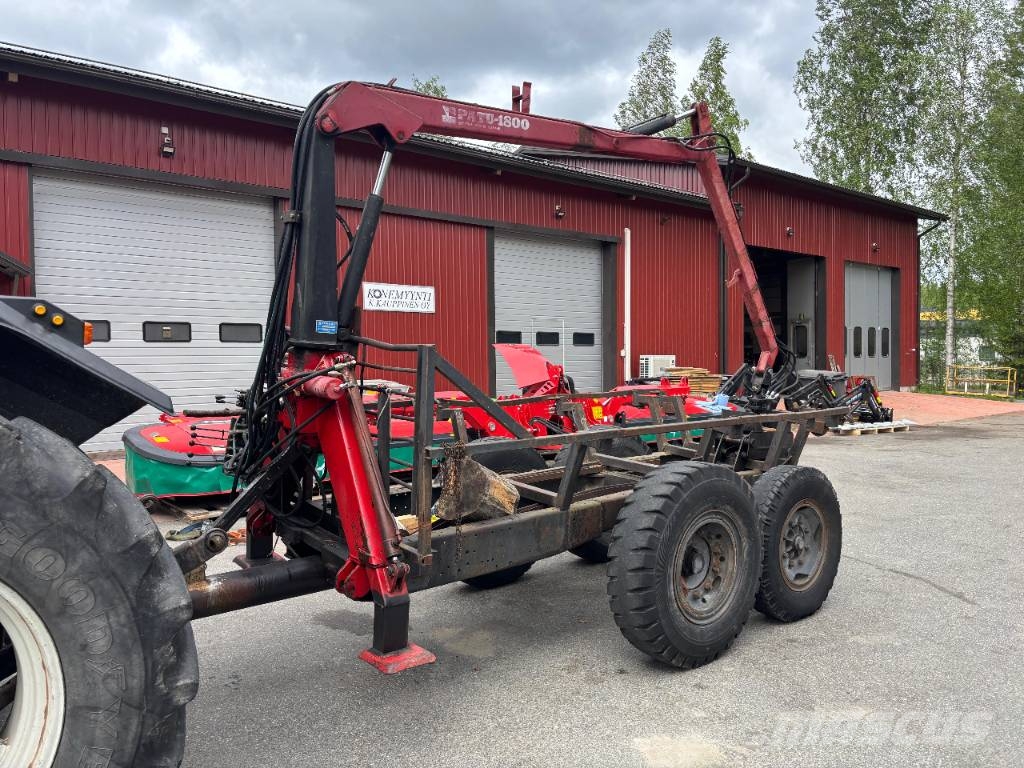 Patu 1800 + metsäperävaunu Meža piekabes