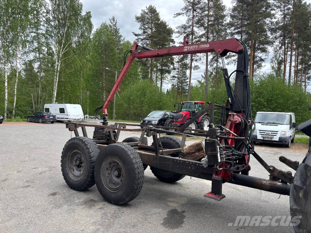 Patu 1800 + metsäperävaunu Meža piekabes