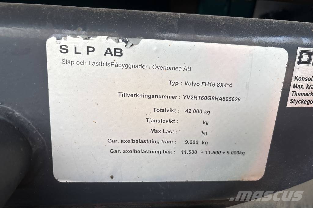 Volvo FH540, Kassettekipage, 46 Ton, Euro6 Kipper