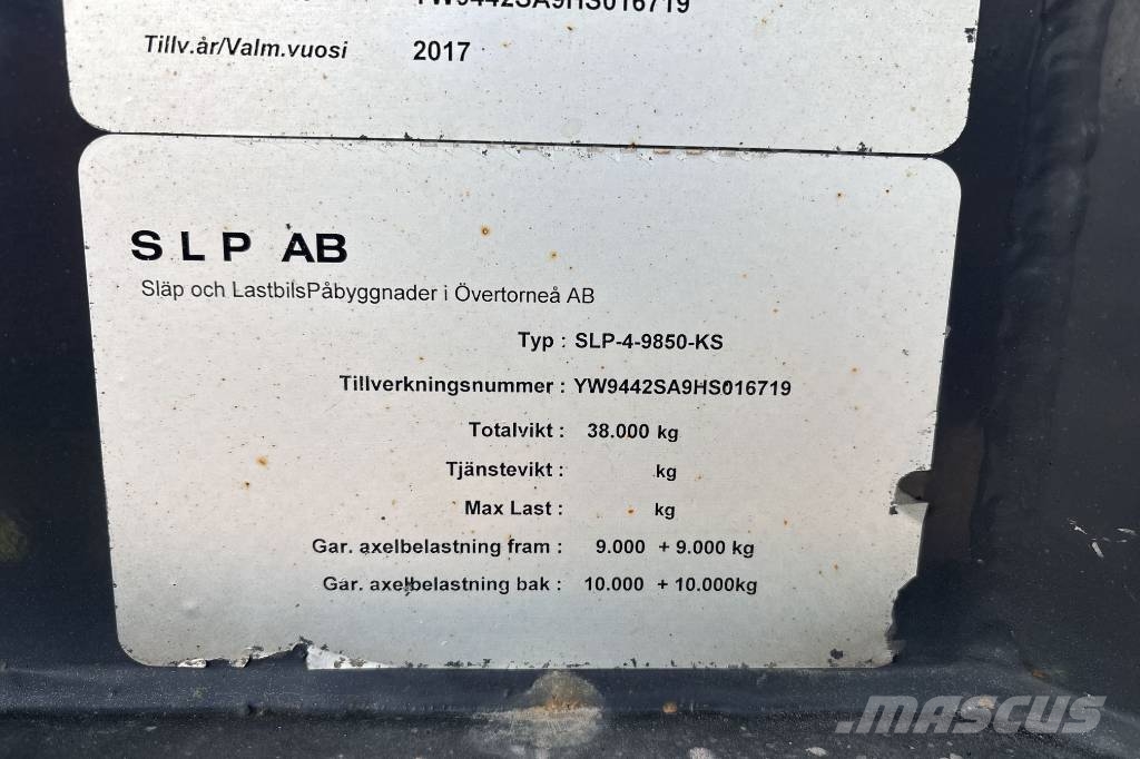 Volvo FH540, Kassettekipage, 46 Ton, Euro6 Kipper