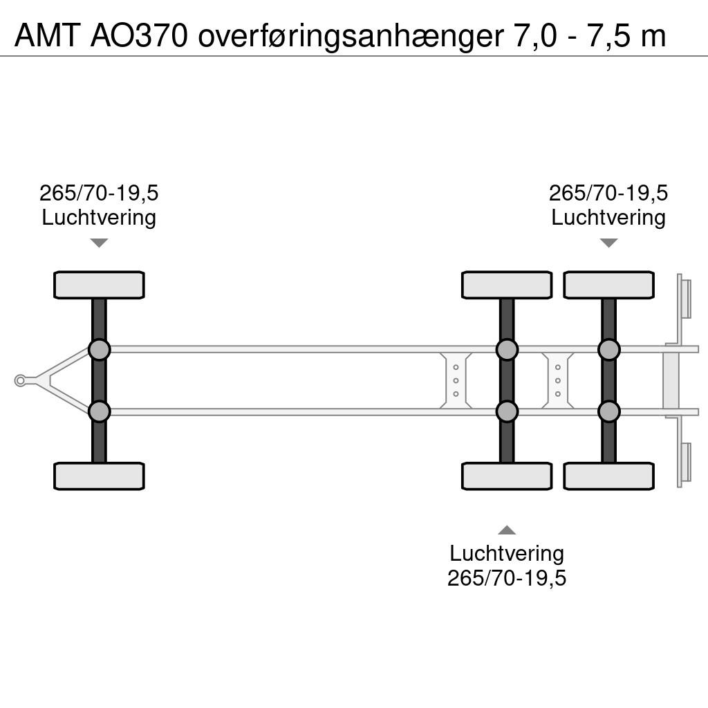 AMT AO370 overføringsanhænger 7,0 - 7,5 m Інші причепи