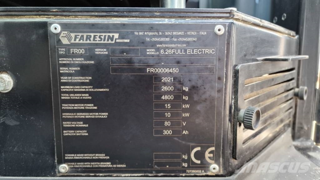 Faresin F6.26 E Telescopic handlers