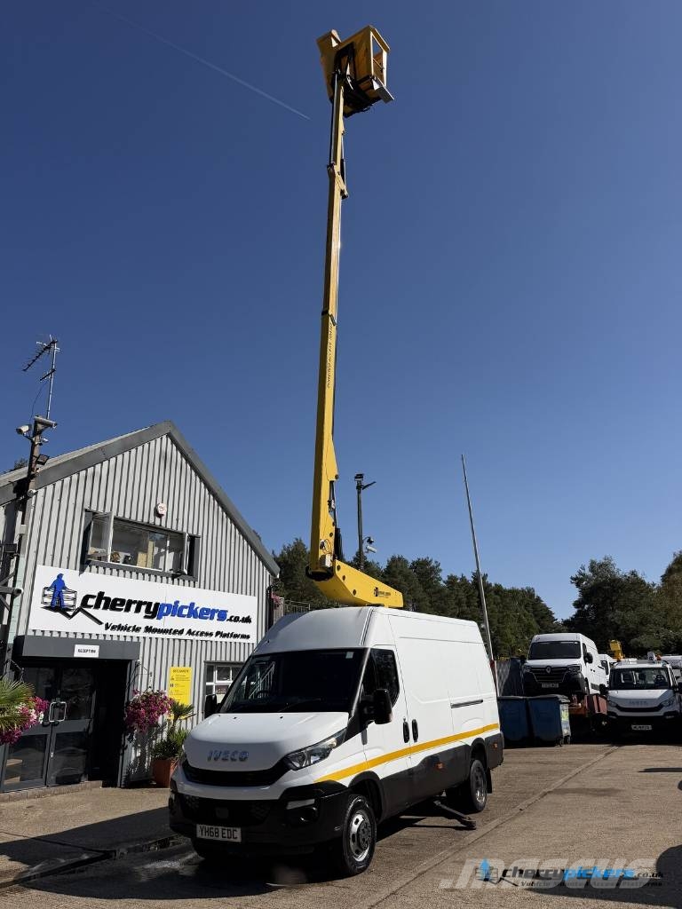 Iveco Daily Gardner Denver TDA145 Cherry Picker المنصات الهوائية المثبتة على شاحنة