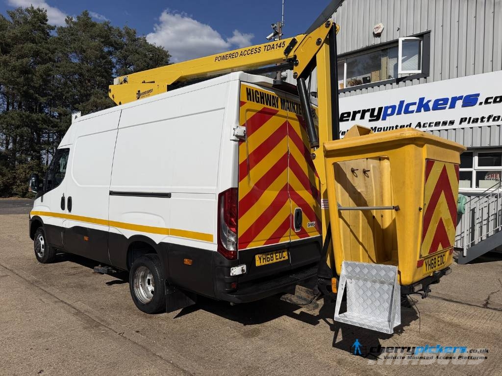 Iveco Daily Gardner Denver TDA145 Cherry Picker المنصات الهوائية المثبتة على شاحنة