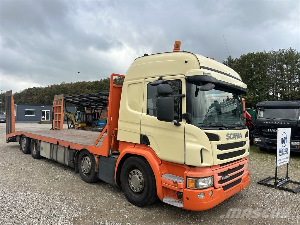 Scania P410 8x2/6 Knæklad / abschleppwagen Autotransporteri