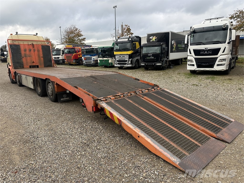 Scania P410 8x2/6 Knæklad / abschleppwagen Autotransporteri