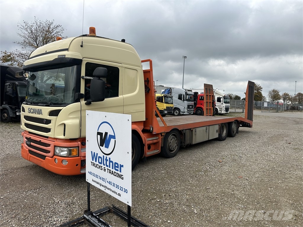 Scania P410 8x2/6 Knæklad / abschleppwagen Autotransporteri