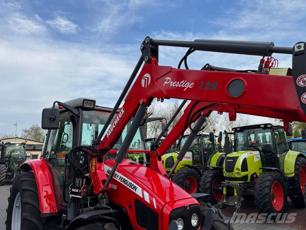 Massey Ferguson 5455 + FAUCHEUX PRESTIGE 120 Traktory