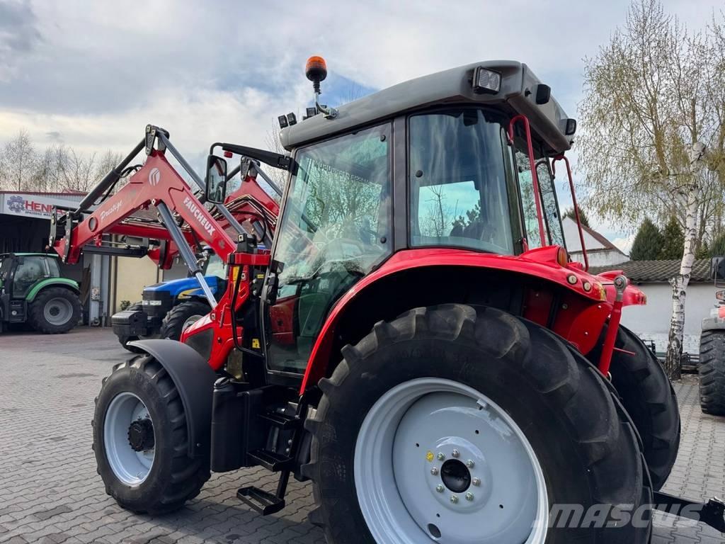 Massey Ferguson 5455 + FAUCHEUX PRESTIGE 120 Traktory