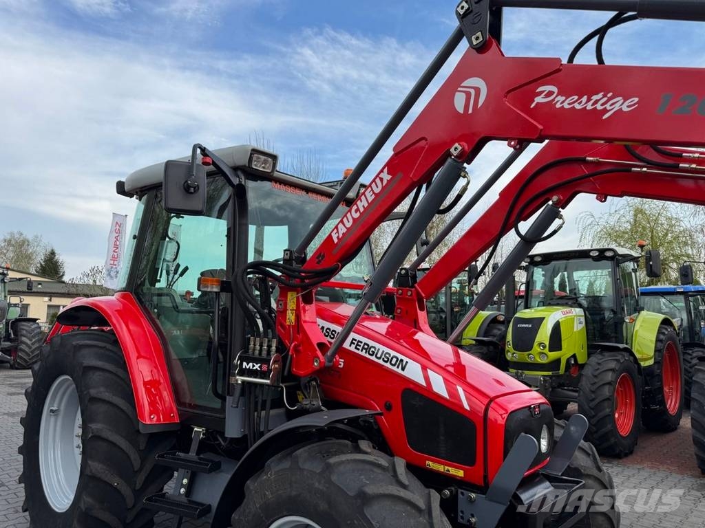 Massey Ferguson 5455 + FAUCHEUX PRESTIGE 120 Traktory