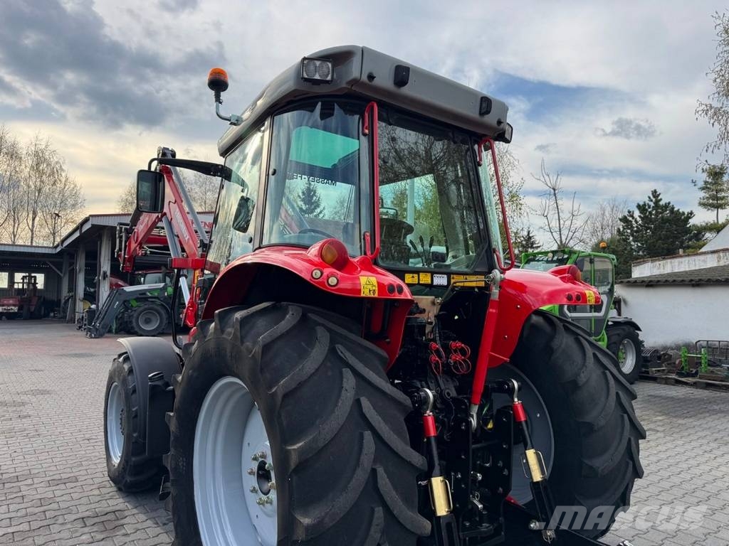 Massey Ferguson 5455 + FAUCHEUX PRESTIGE 120 Traktory