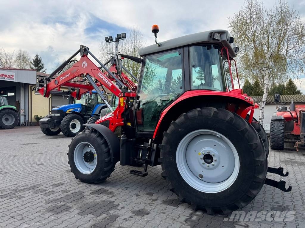 Massey Ferguson 5455 + FAUCHEUX PRESTIGE 120 Traktory