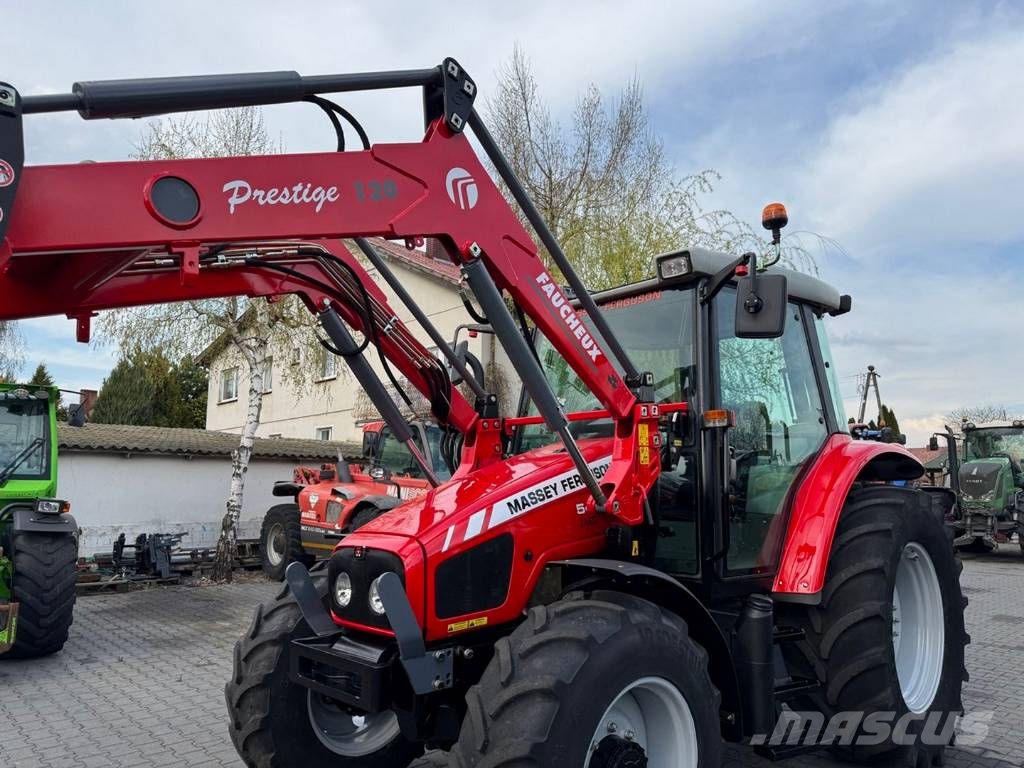 Massey Ferguson 5455 + FAUCHEUX PRESTIGE 120 Traktory