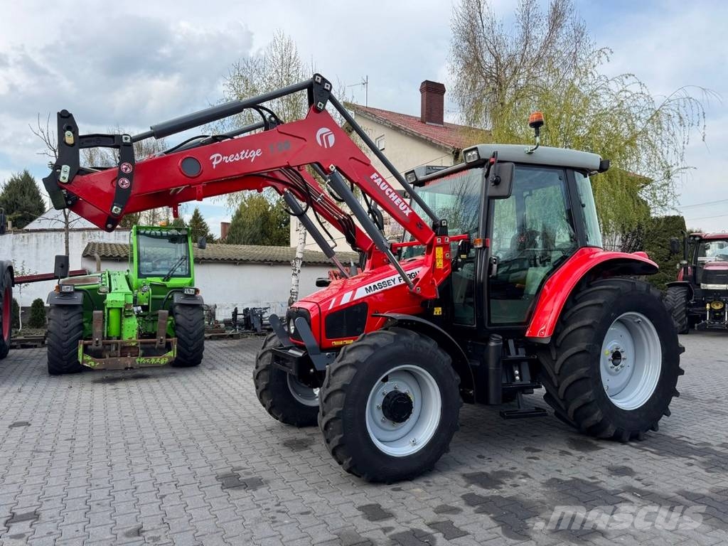 Massey Ferguson 5455 + FAUCHEUX PRESTIGE 120 Traktory