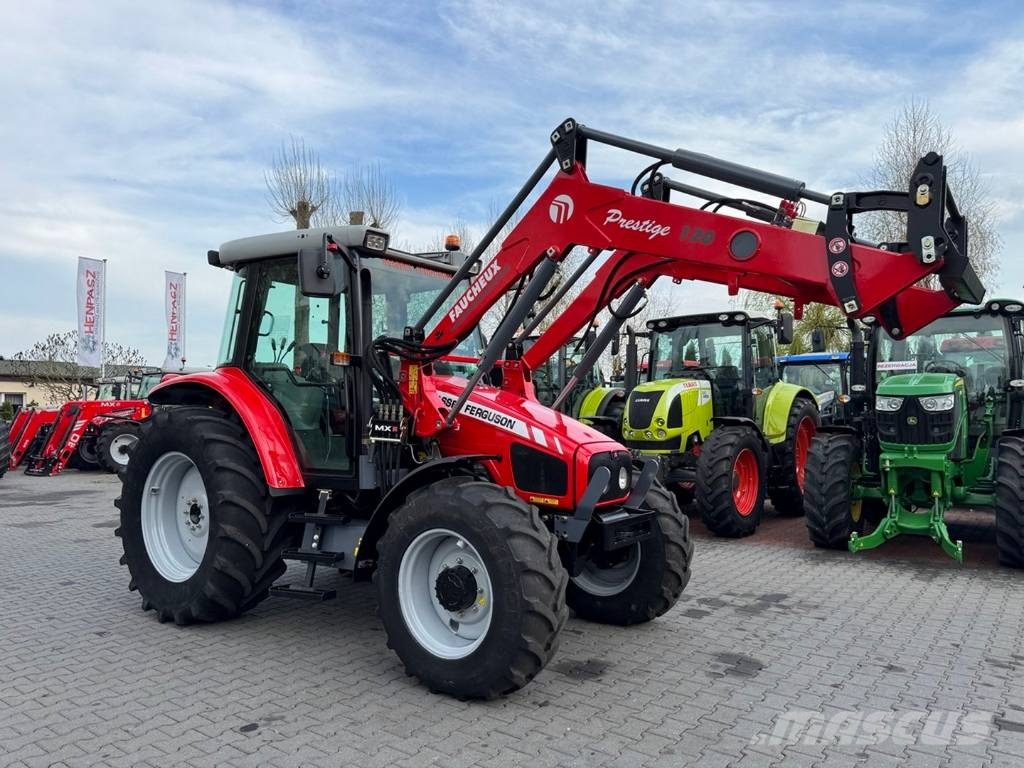 Massey Ferguson 5455 + FAUCHEUX PRESTIGE 120 Traktory