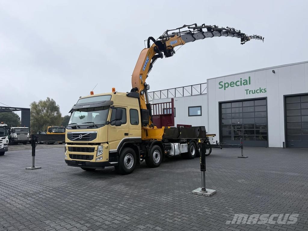 Volvo FM 500 8×2 met Effer 955/8S + Flyjib 6S / Winch / Maastikutõstukid