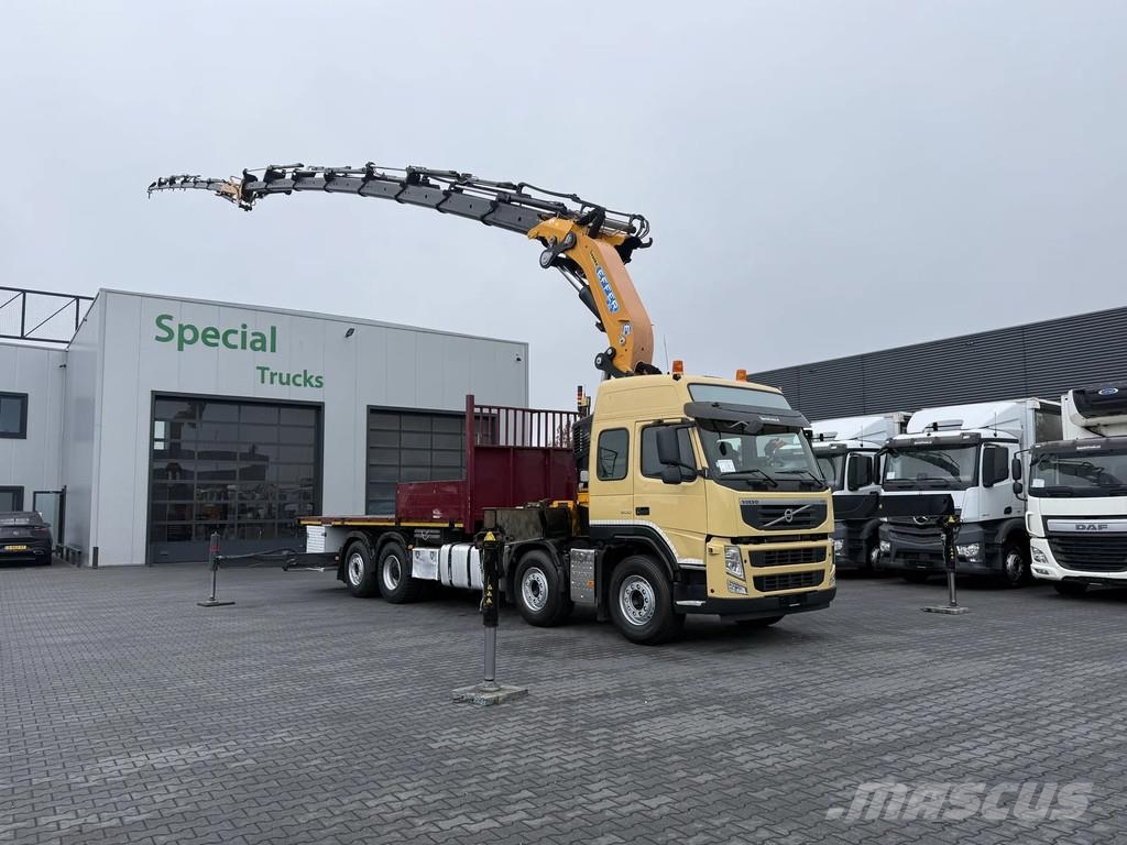 Volvo FM 500 8×2 met Effer 955/8S + Flyjib 6S / Winch / Maastikutõstukid