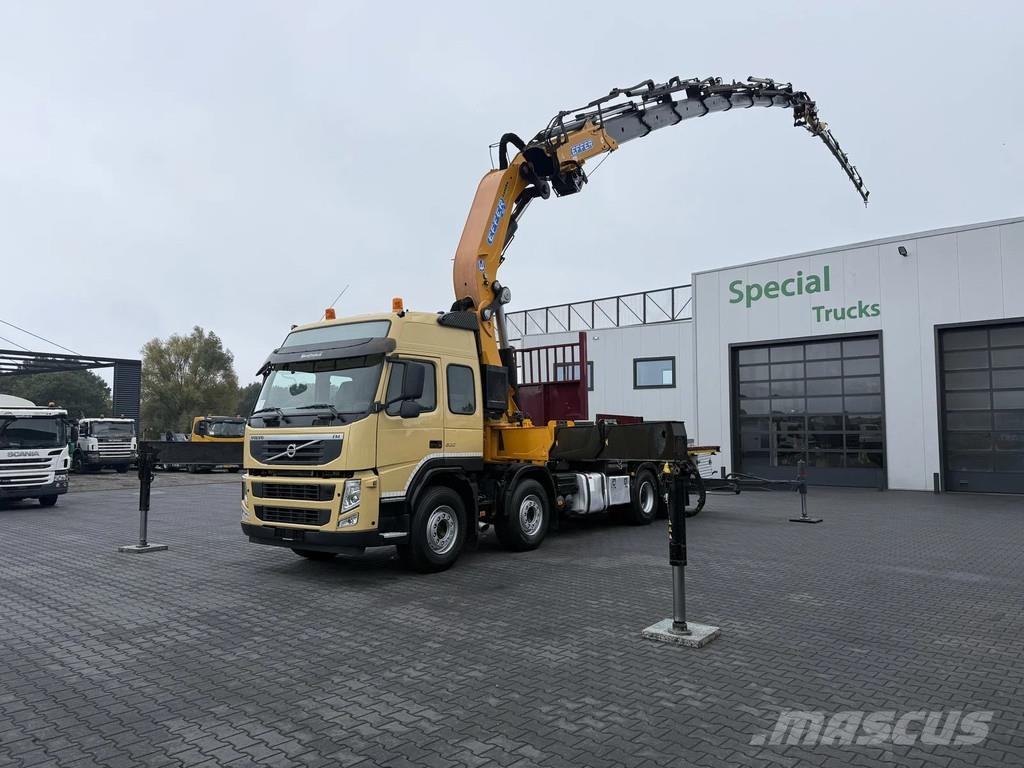 Volvo FM 500 8×2 met Effer 955/8S + Flyjib 6S / Winch / Maastikutõstukid