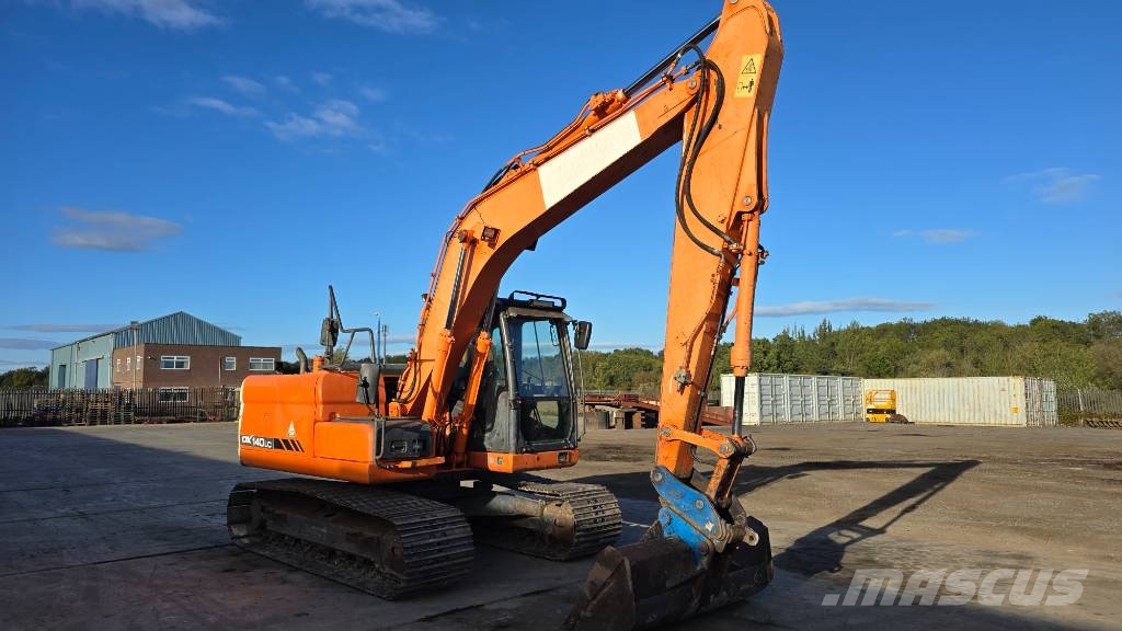 Doosan DX 140 LC Gravemaskiner på larvebånd