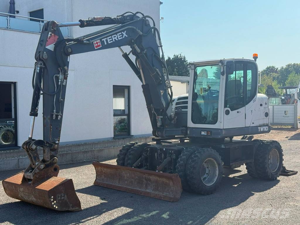 Terex TW 110 *2Schaufeln*Klima*Schnellwechsler* Excavadoras de ruedas
