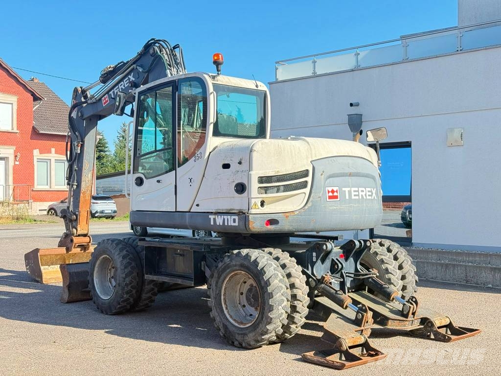 Terex TW 110 *2Schaufeln*Klima*Schnellwechsler* Excavadoras de ruedas